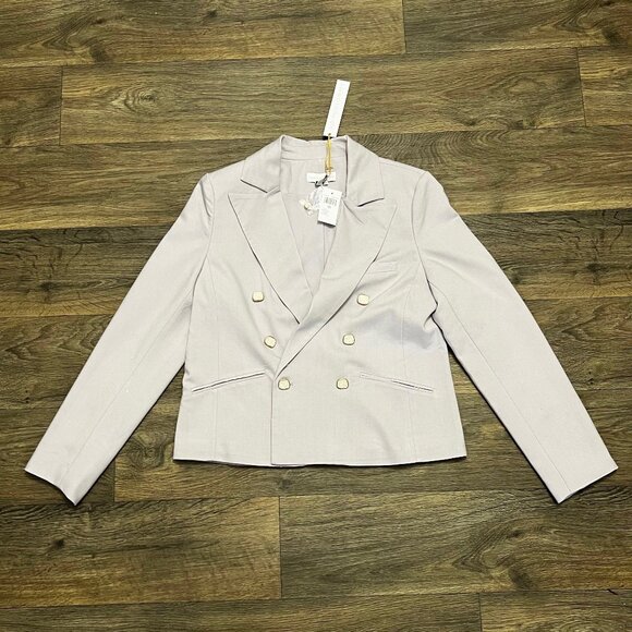 NEW House of Harlow 1960 Blazer in Misty Lilac Purple Size Medium NWT - Picture 2 of 6